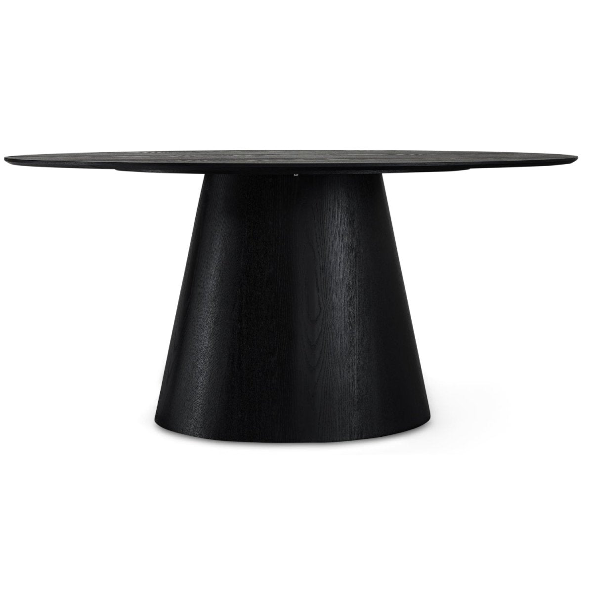 Essgruppe mit 6 Stühle und Esstisch - 160x90 cm Schwarz