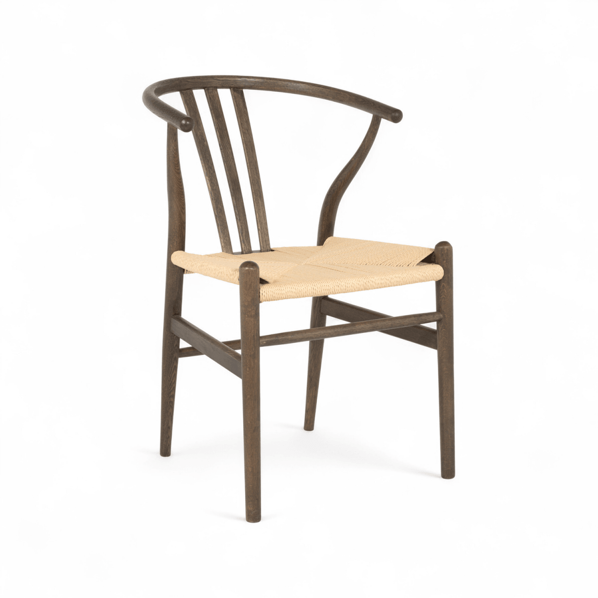Essgruppe mit 6 Stühle und Esstisch - ø120 cm - Ausziehbar bis 220 cm Räuchereiche