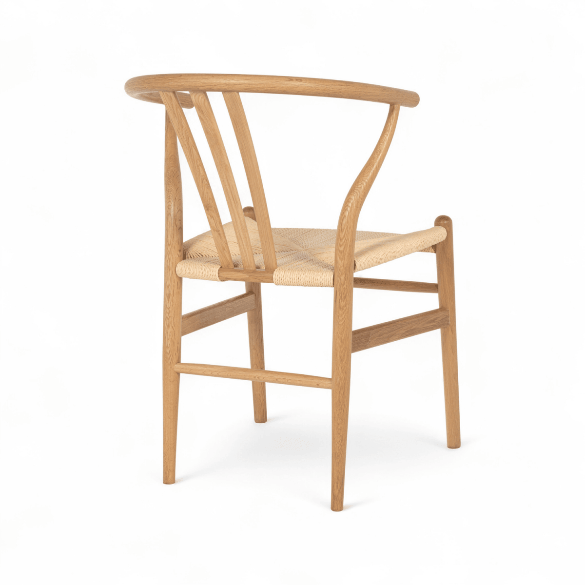Essgruppe mit 6 Stühle und Esstisch - ø120 cm - Ausziehbar bis 220 cm Wildeiche