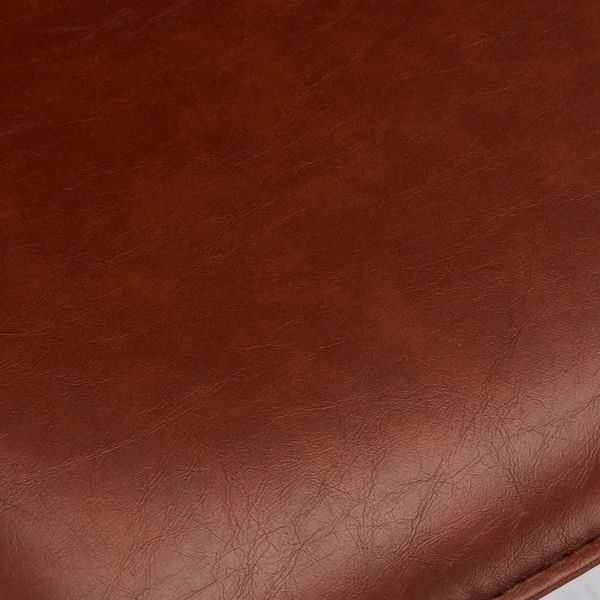4er Set Barhocker Isabel - Drehbar - Cognacbraun