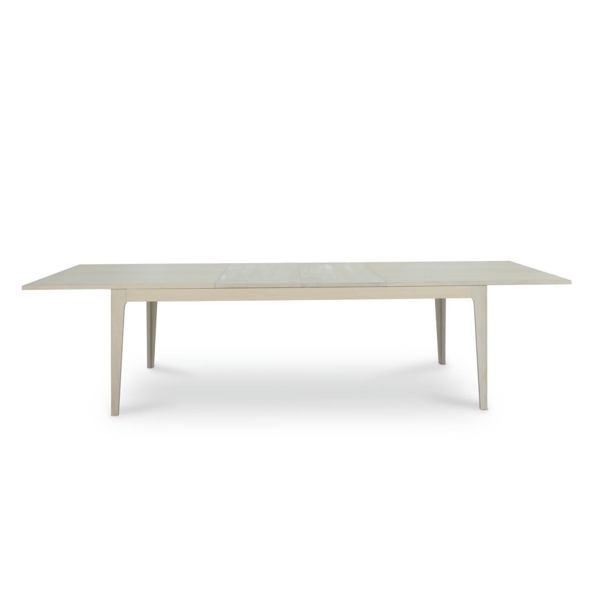 Rechteckiger Esstisch 220x100 cm - Ausziehbar bis 320 cm - Eiche bianco