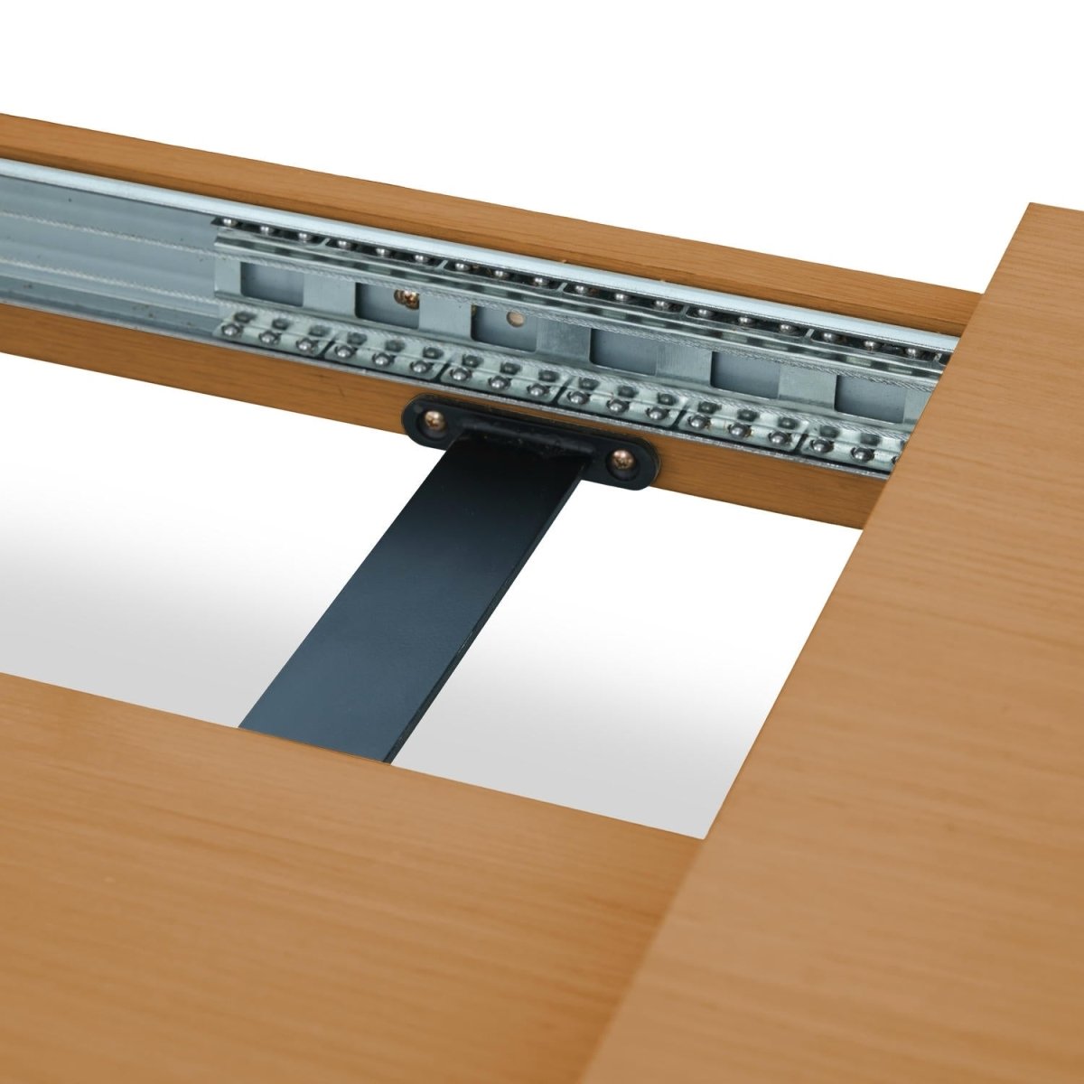 Rechteckiger Esstisch 220x100 cm - Ausziehbar bis 320 cm - Wildeiche