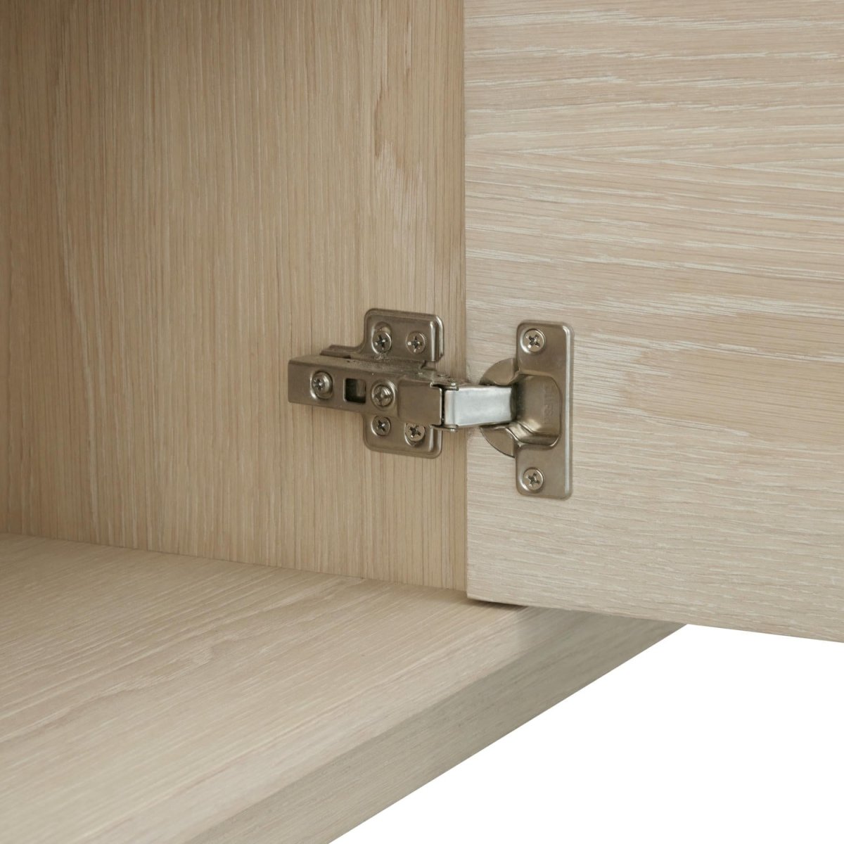 Sideboard mit 2 Türen - 160 cm breit - Eiche bianco