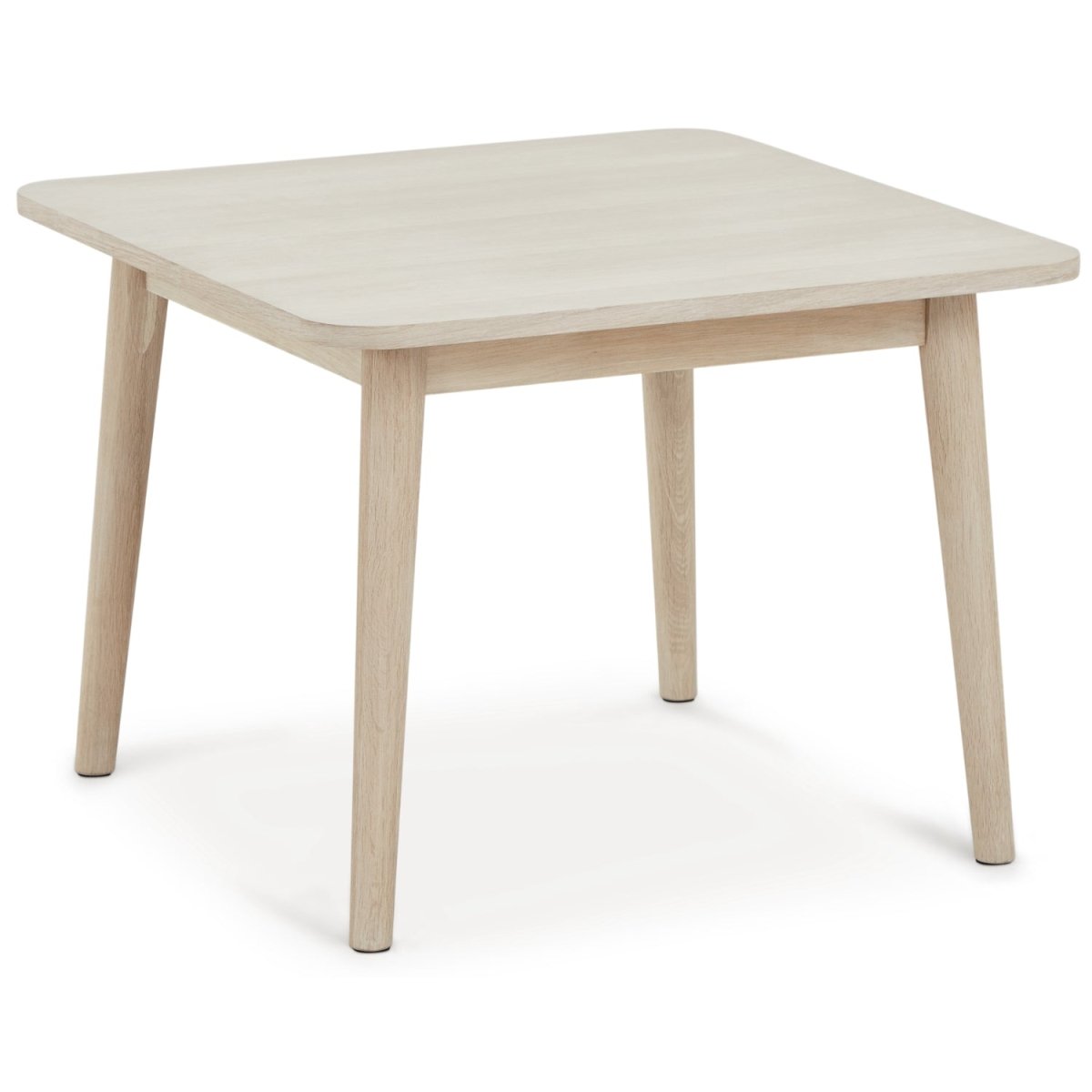 Couchtisch Quadratisch 70x70 cm - Eiche Bianco