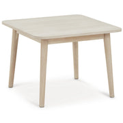 Couchtisch Quadratisch 70x70 cm - Eiche Bianco