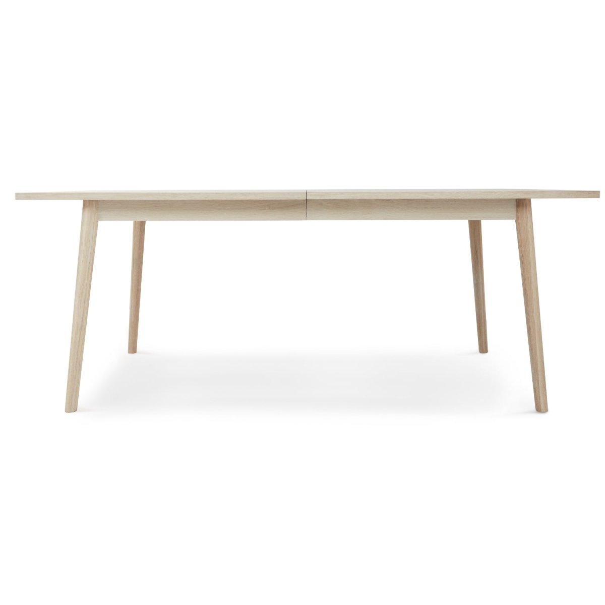 Esstisch 200x100 cm ausziehbar bis 300 cm – Eiche bianco Nyborg