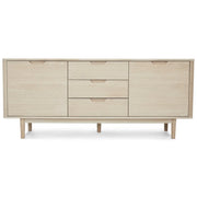 FURNHOUSE Nyborg Sideboard mit 2 Türen - 180 cm breit - Eiche Weiß geöltes