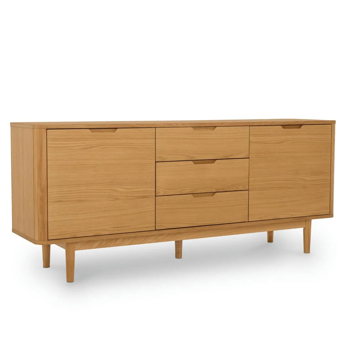FURNHOUSE Nyborg Sideboard mit 2 Türen - 180 cm breit - Wildeiche Natur
