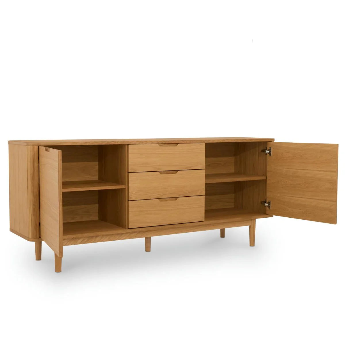 FURNHOUSE Nyborg Sideboard mit 2 Türen - 180 cm breit - Wildeiche Natur