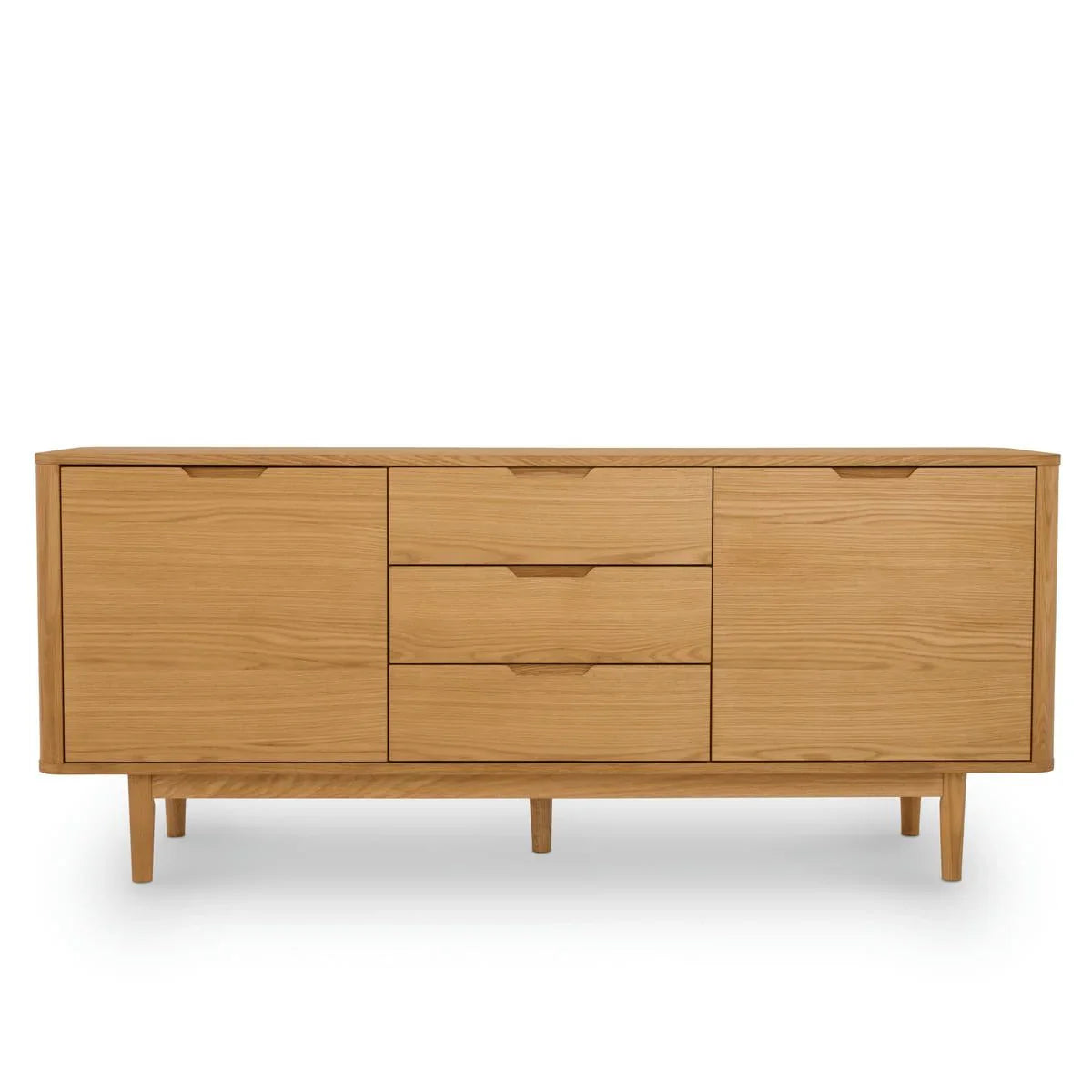 FURNHOUSE Nyborg Sideboard mit 2 Türen - 180 cm breit - Wildeiche Natur