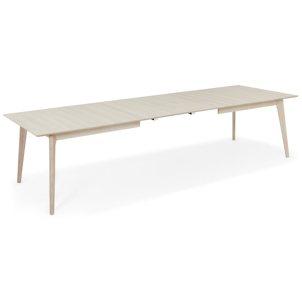 Ausziehbarer Esstisch Porto 220–320 cm Eiche bianco | ibbedesign