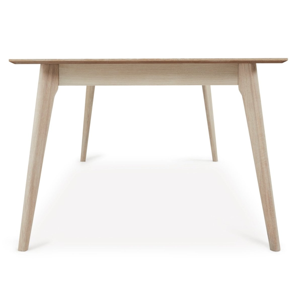 Ausziehbarer Esstisch Porto 220–320 cm Eiche bianco | ibbedesign