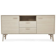 FURNHOUSE Porto Sideboard mit 2 Türen - 160 cm breit - Eiche Weiß geöltes