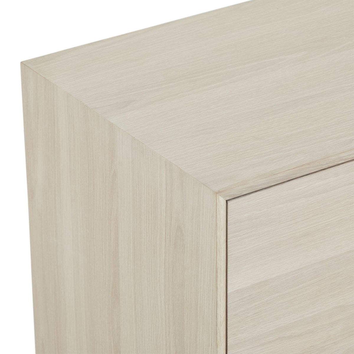 Sideboard mit 2 Türen - 160 cm breit - Eiche bianco