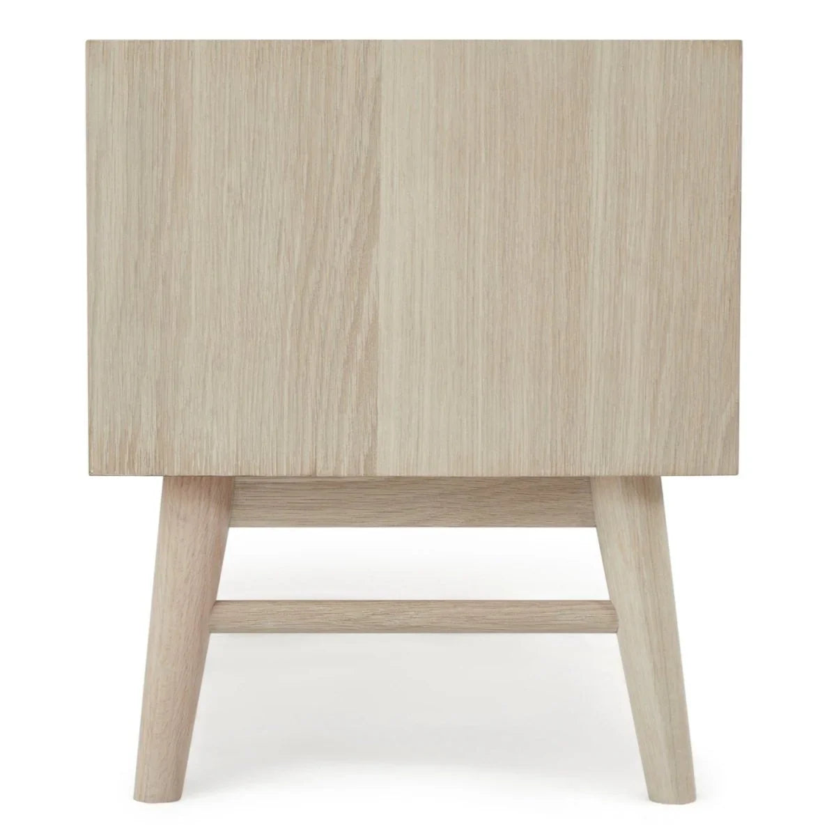 FURNHOUSE Porto TV-Tisch mit 2 Türen - 160 cm breit - Eiche Weiß geöltes