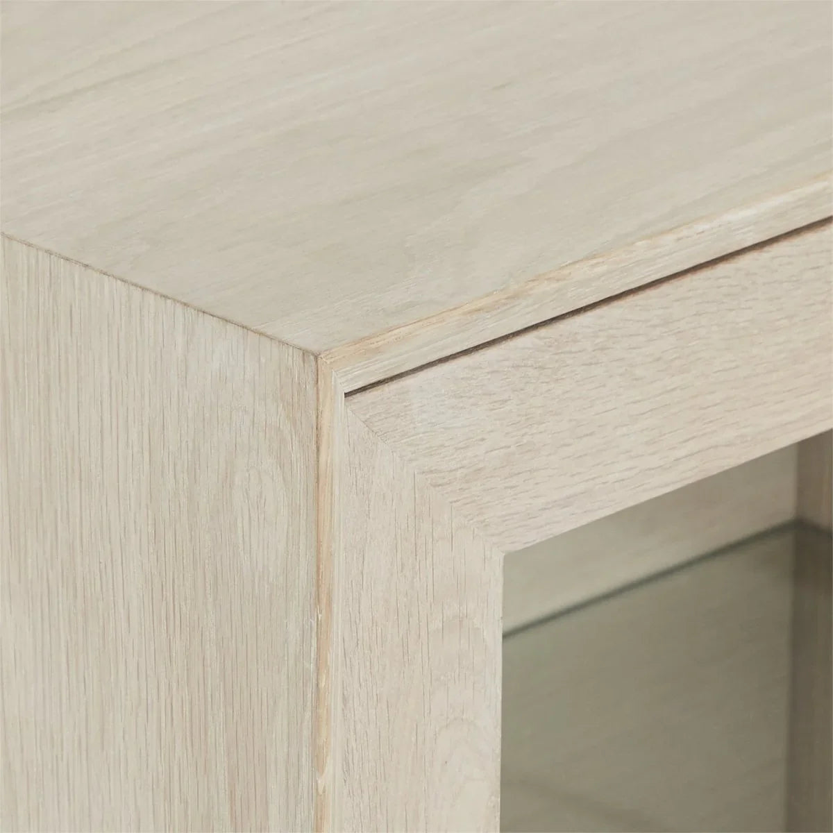 FURNHOUSE Porto Wandschrank mit LED-Beleuchtung - 160 cm breit - Eiche Weiß geöltes