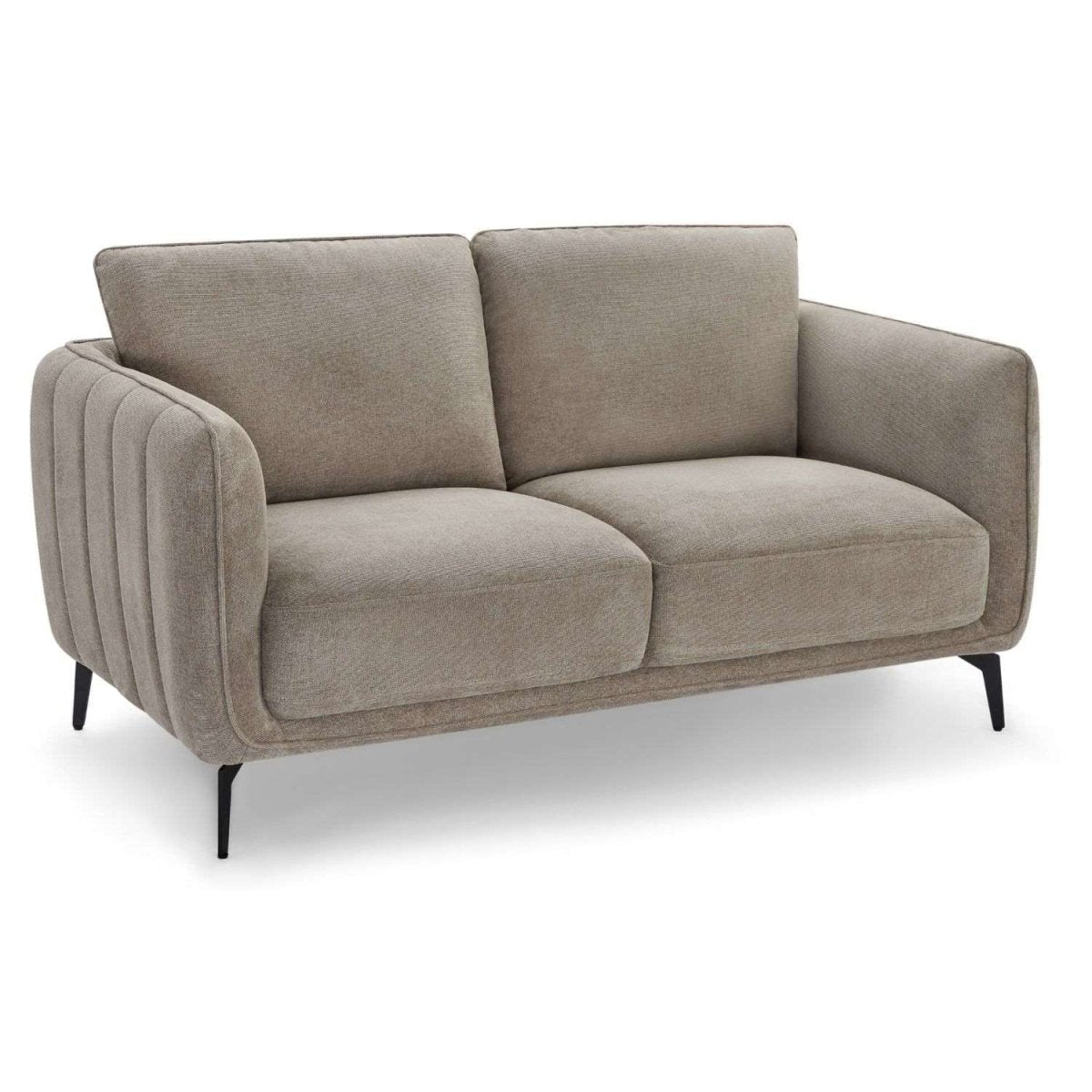 2-Sitzer Sofa - Stoffbezug Beige