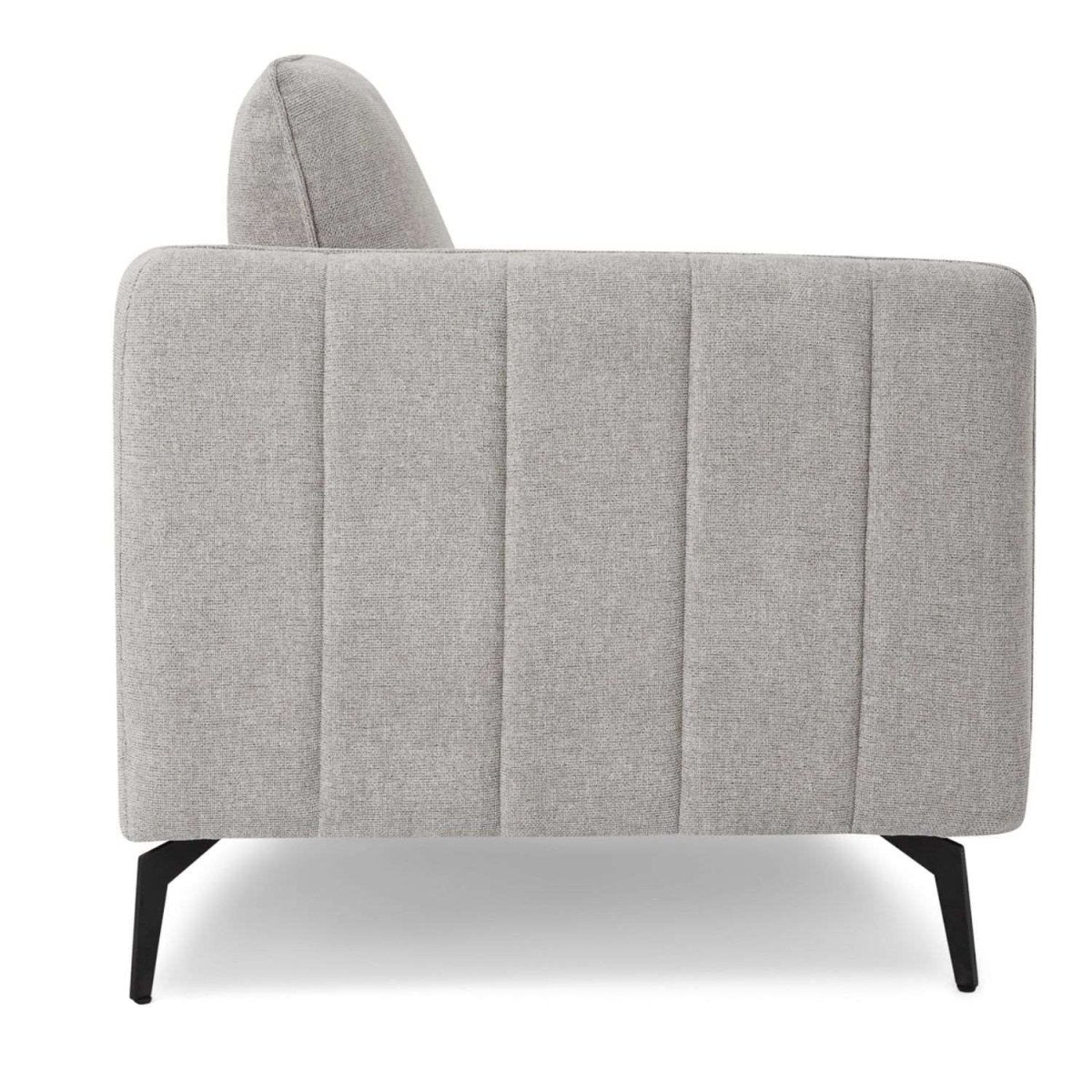2-Sitzer Sofa - Stoffbezug Grau