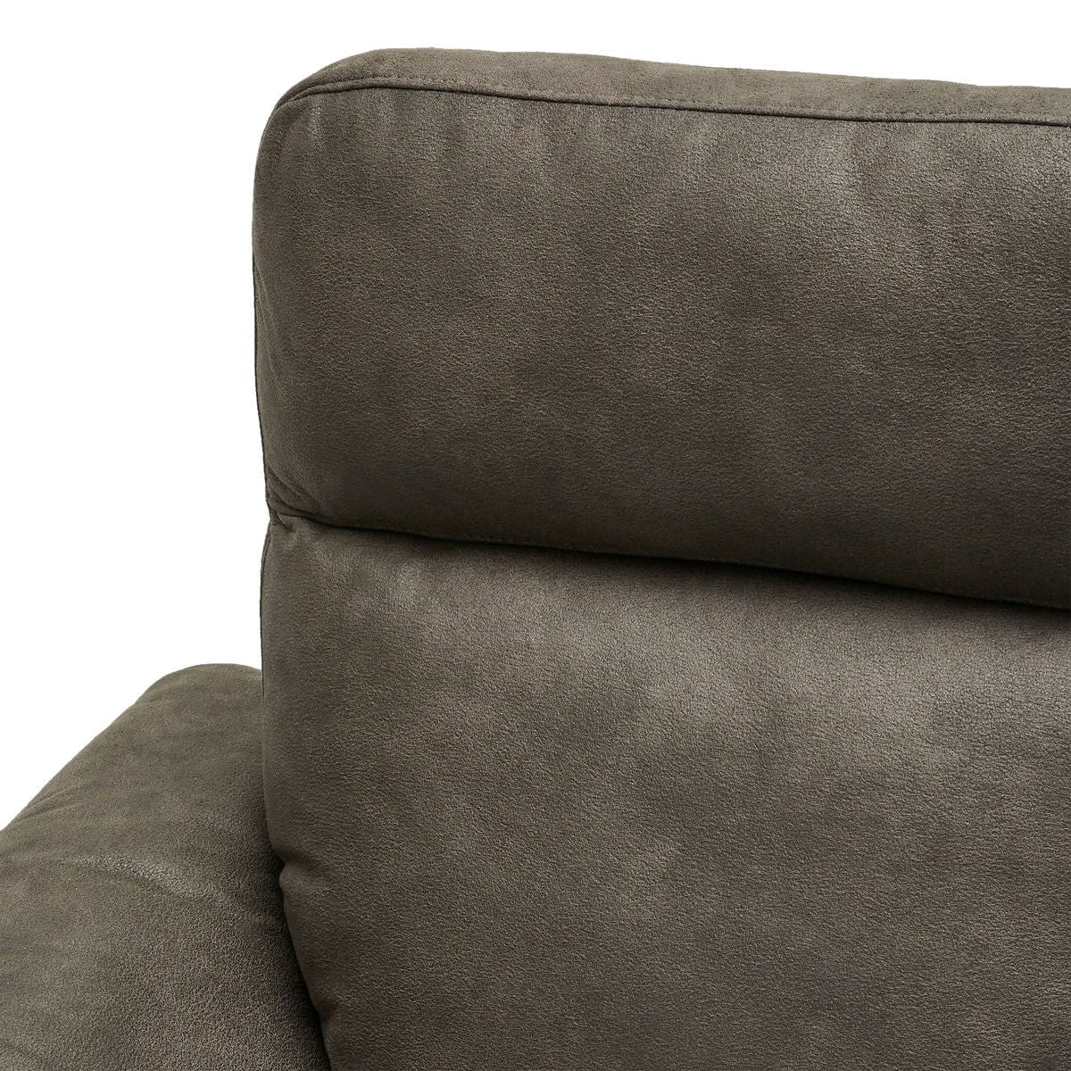 2-Sitzer Sofa - mit Elektrische Relaxfunktion, USB - Stoffbezug Taupe Grau