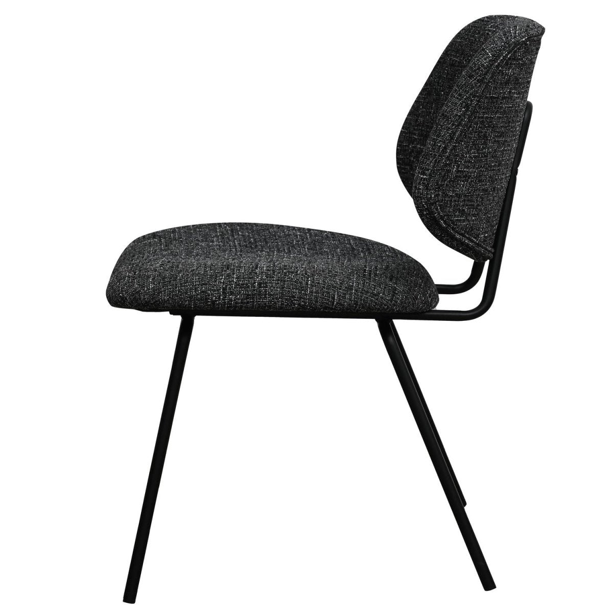 2er Set Esszimmerstühle - Schwarz