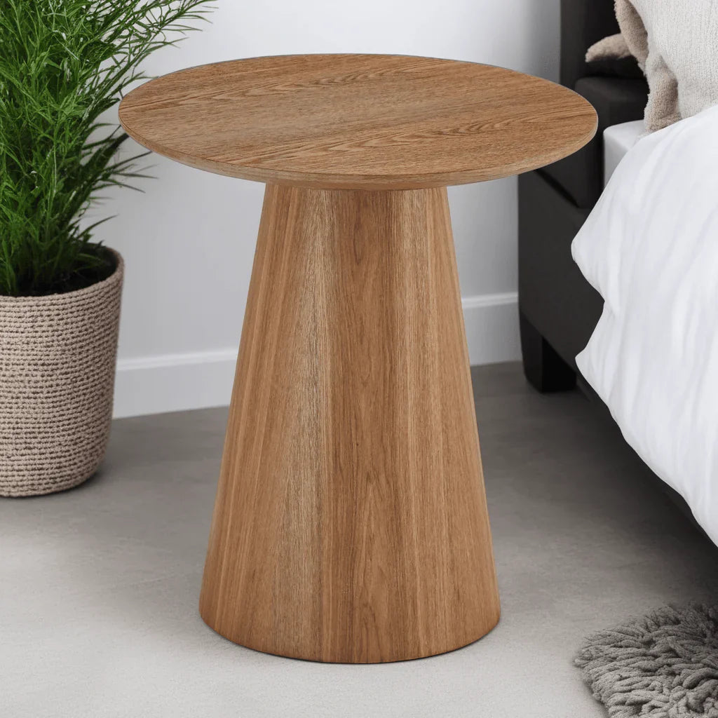 FURNHOUSE Tango Couchtisch Rund ø45 cm - Eiche Natur