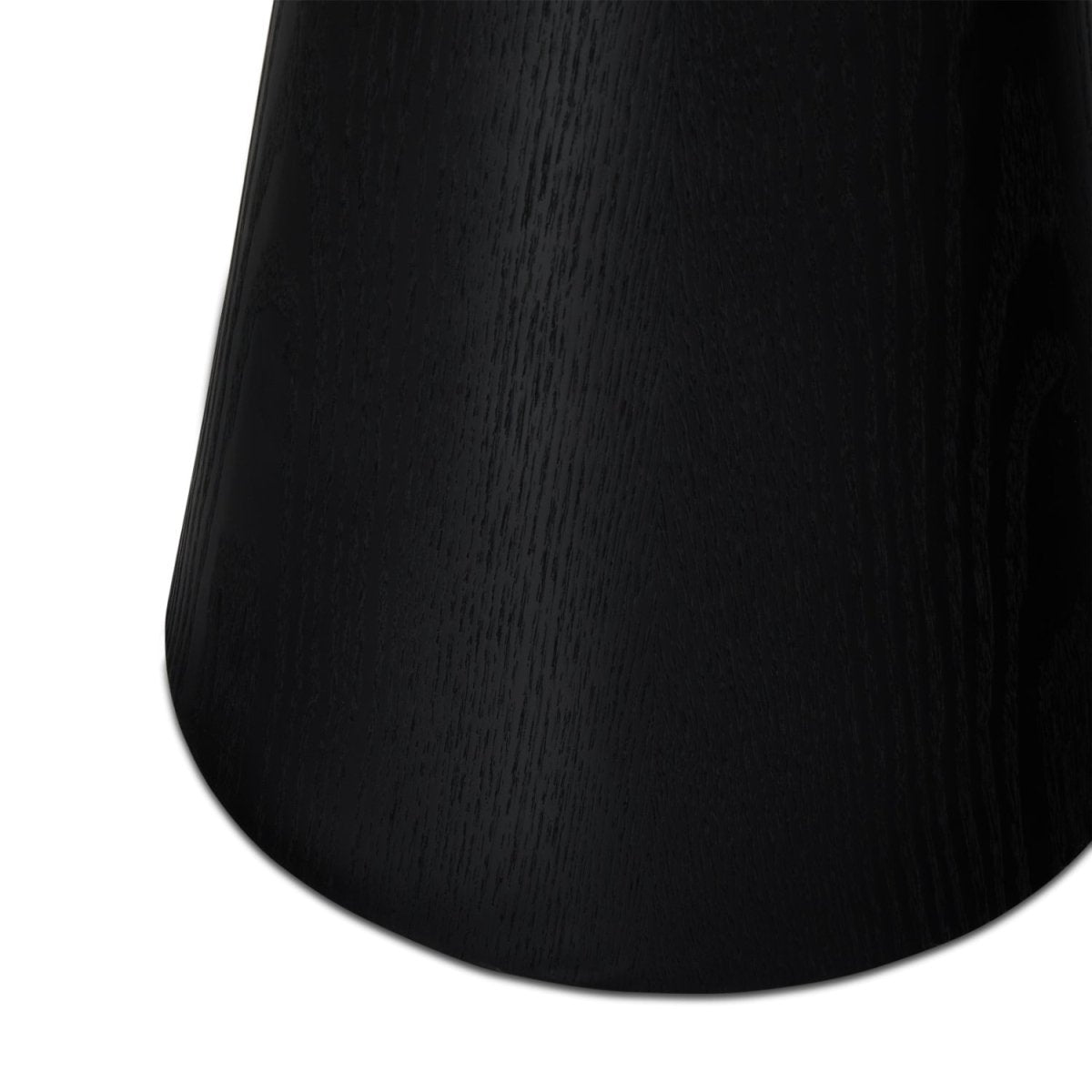 Couchtisch Rund ø45 cm - Eiche Schwarz