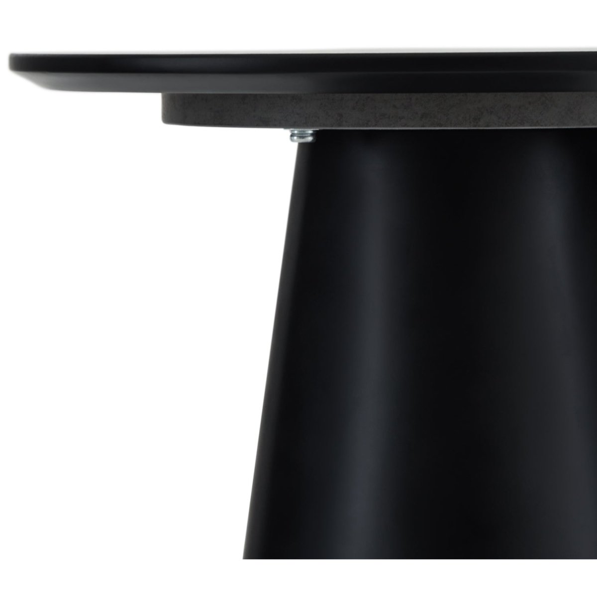 Couchtisch Rund ø45 cm - Marmoroptik Hellgrau