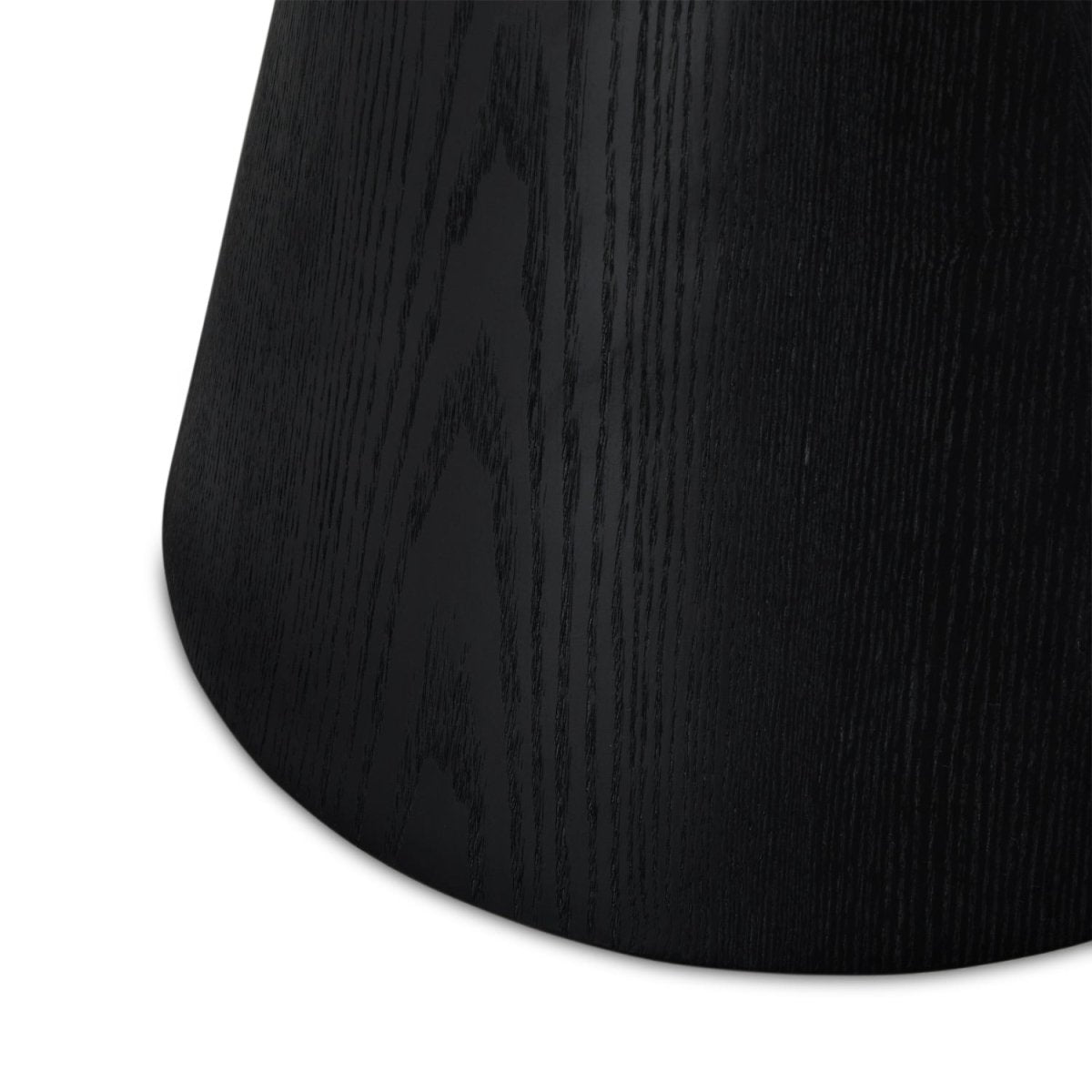 Couchtisch Rund ø60 cm - Eiche Schwarz