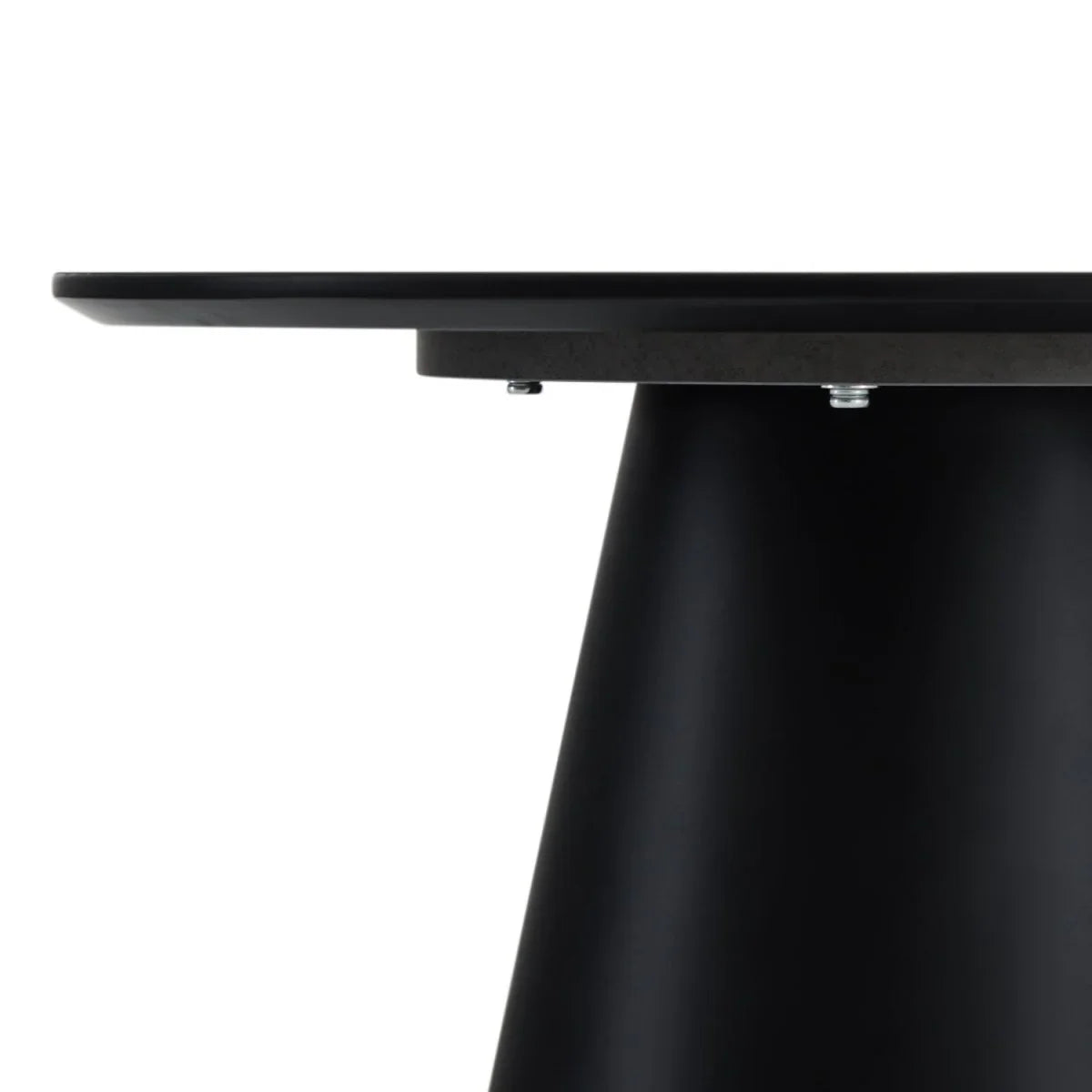 FURNHOUSE Tango Couchtisch Rund ø60 cm - Marmoroptik Dunkelgrau