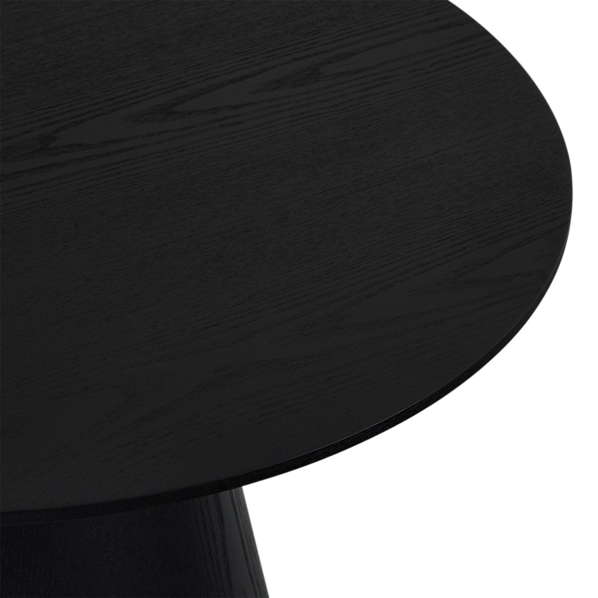 Couchtisch Rund ø80 cm - Eiche Schwarz
