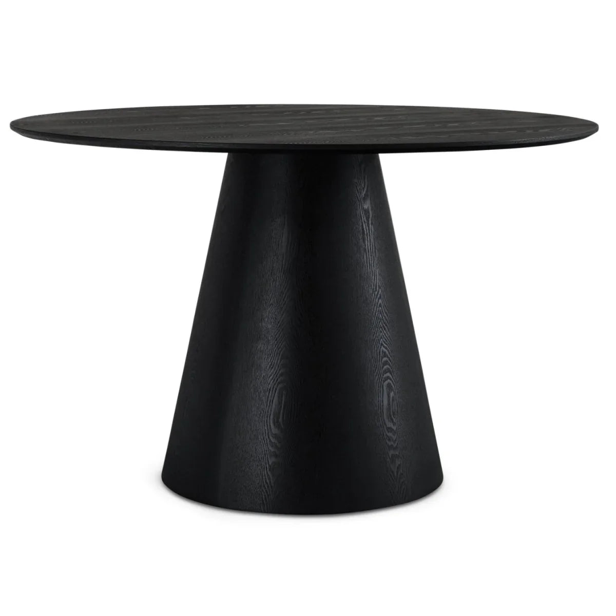 FURNHOUSE Tango Runder Esstisch ø120 cm - Eiche Schwarz