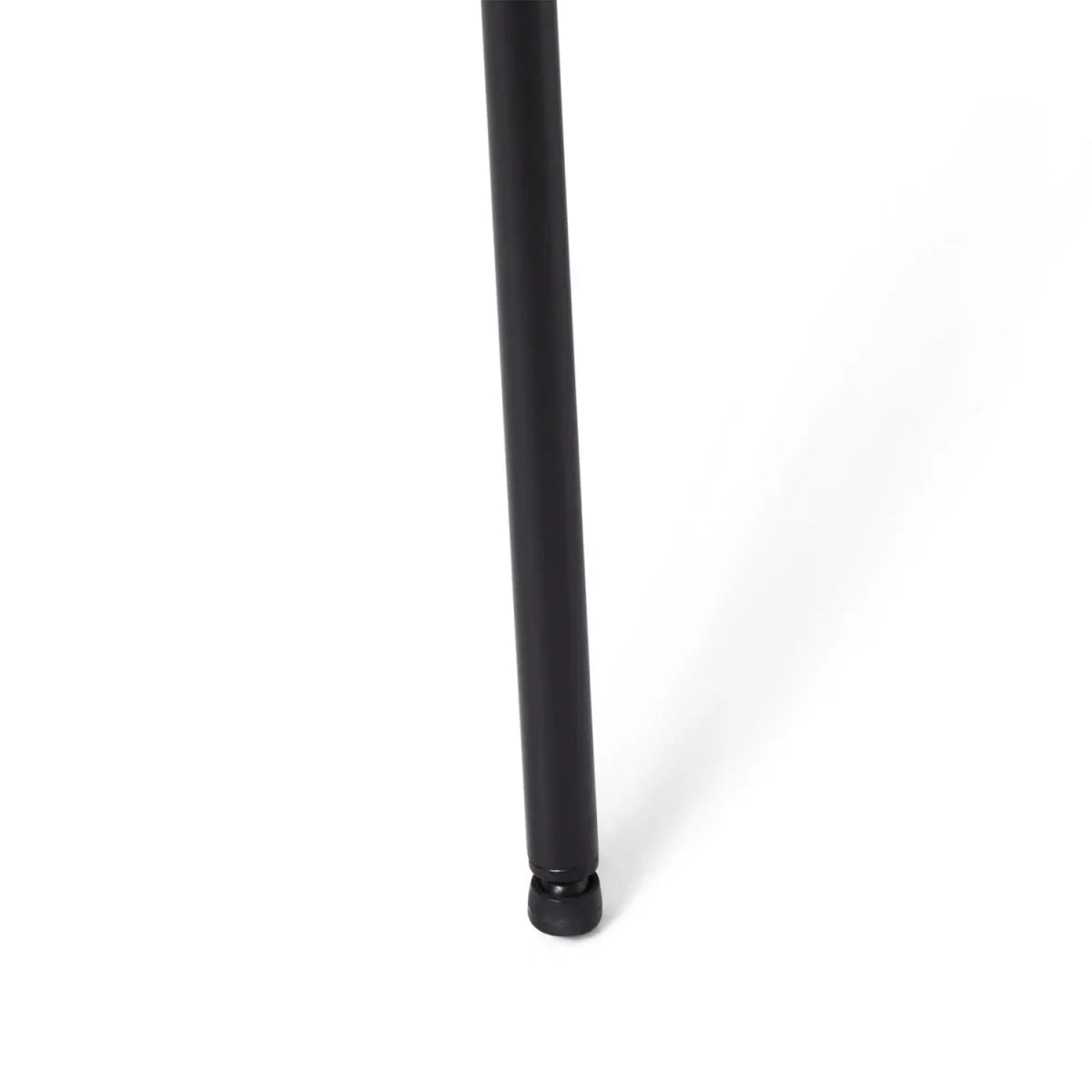 FURNHOUSE Teddy Esszimmerstühle 2er Set - Bouclé-Stoff Schwarz