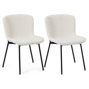 2er Set Esszimmerstühle - Weiß