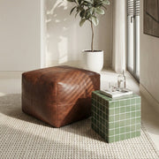 Tenna Pouf 50x50x45 cm - Braun