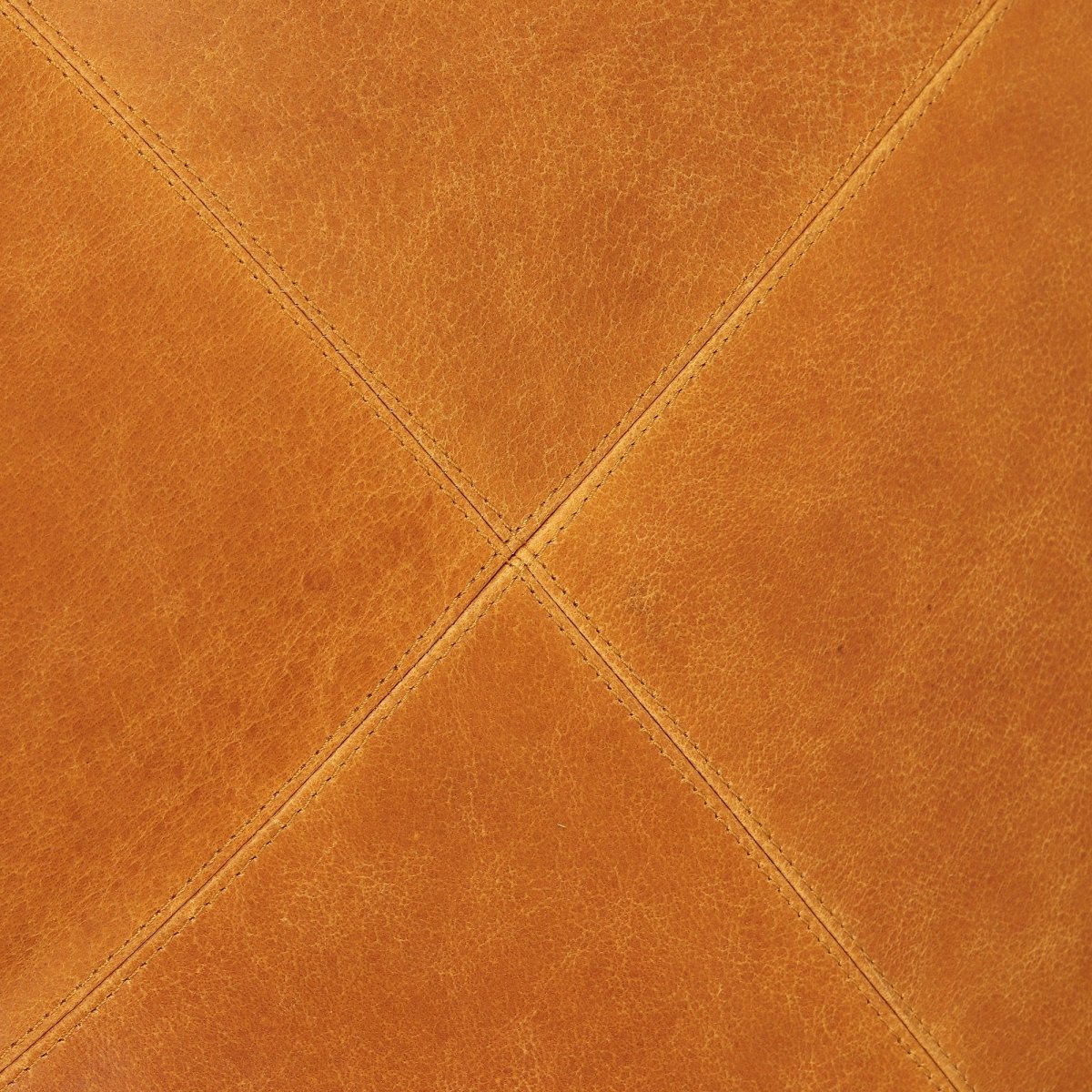 Tenna Pouf 60x60x45 cm - Cognacbraun