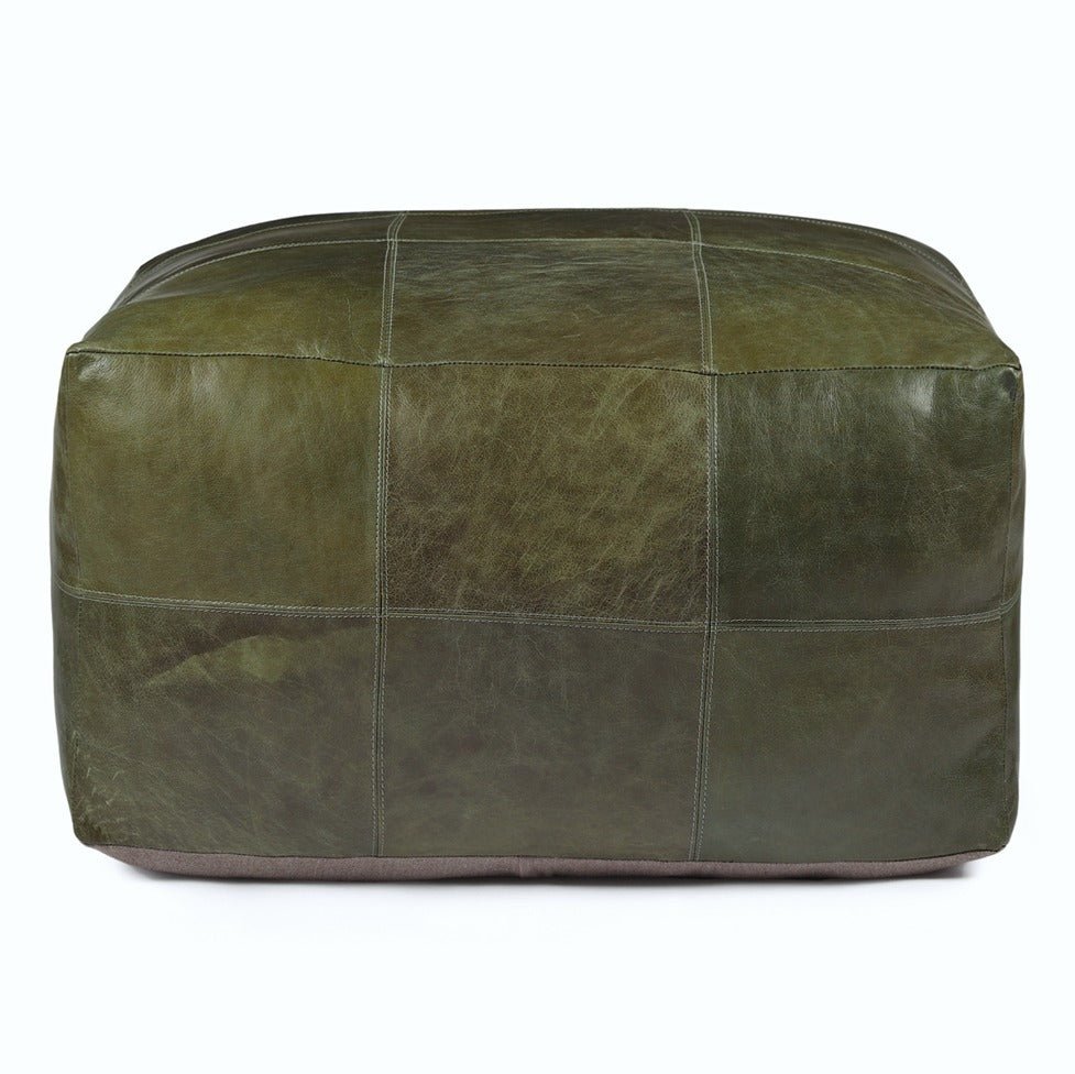 Tenna Pouf 60x60x45 cm - Olivgrün