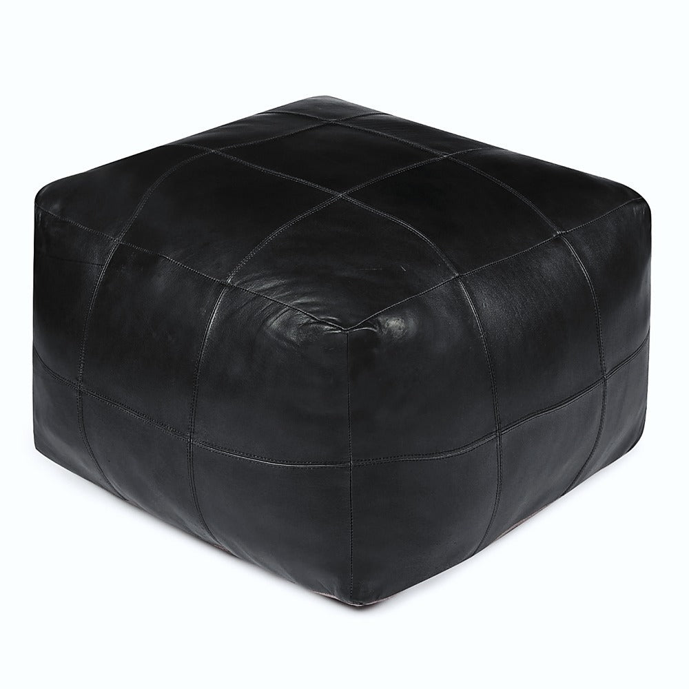 Tenna Pouf 60x60x45 cm - Schwarz