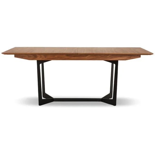 FURNHOUSE Tokyo Rechteckiger Esstisch 200x100 cm - Ausziehbar bis 250 cm - Walnuss Braun