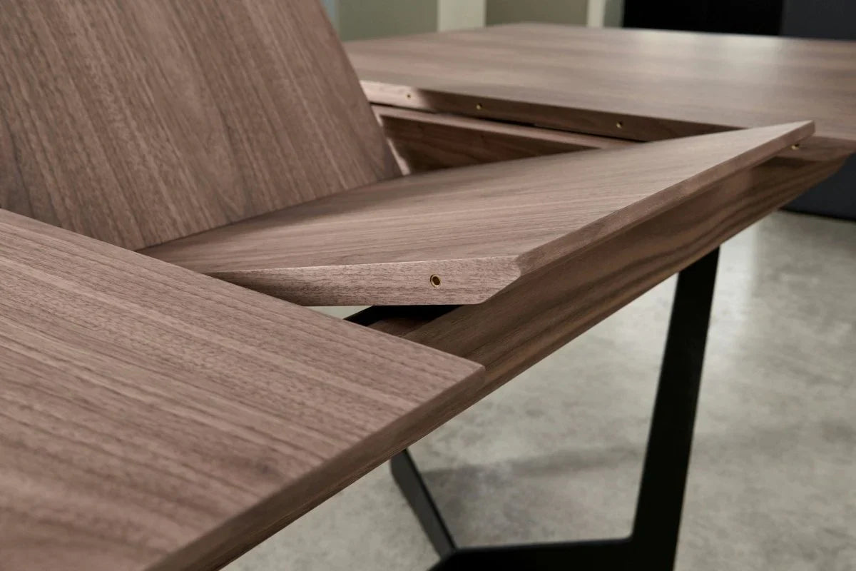 FURNHOUSE Tokyo Rechteckiger Esstisch 200x100 cm - Ausziehbar bis 250 cm - Walnuss Braun