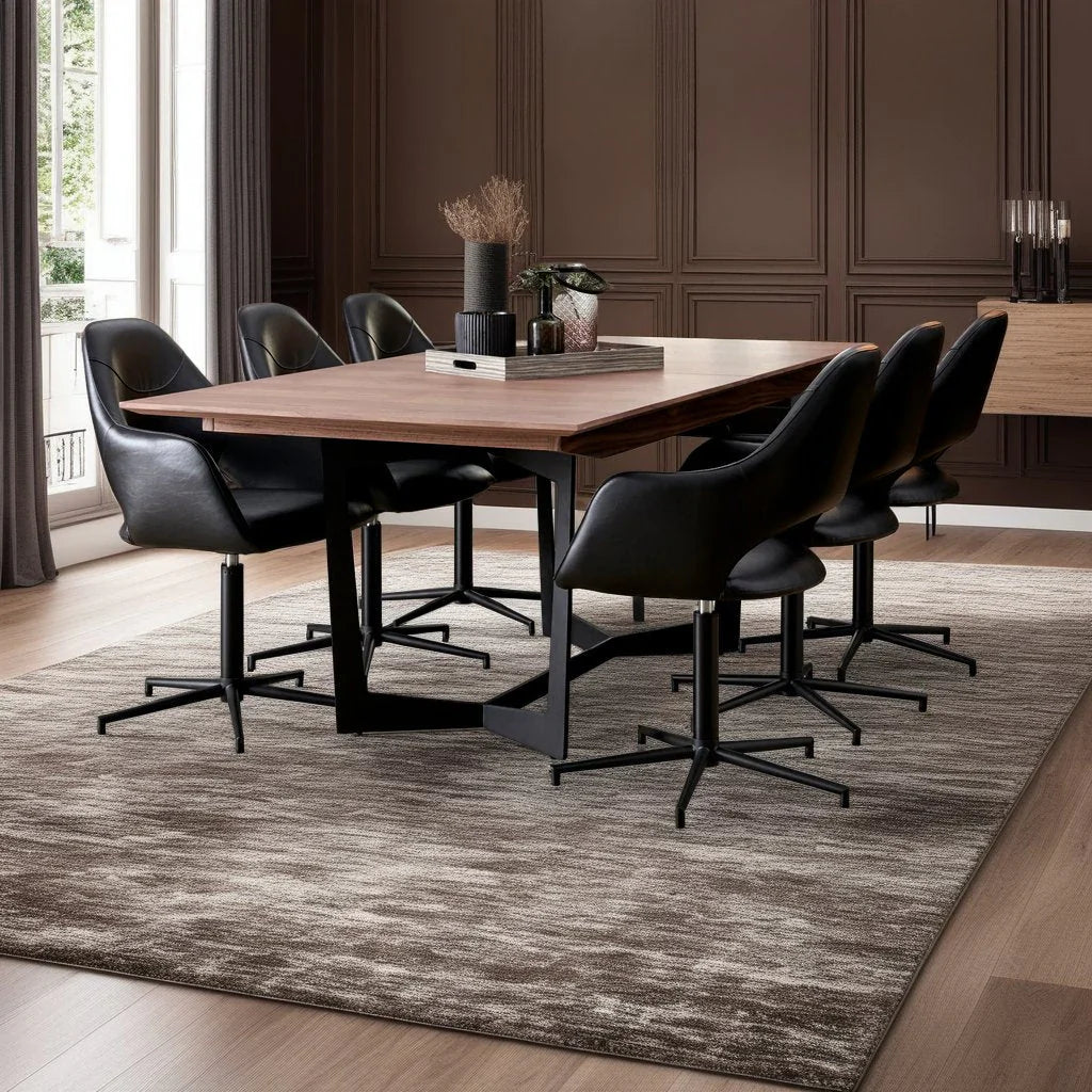 FURNHOUSE Tokyo Rechteckiger Esstisch 200x100 cm - Ausziehbar bis 250 cm - Walnuss Braun