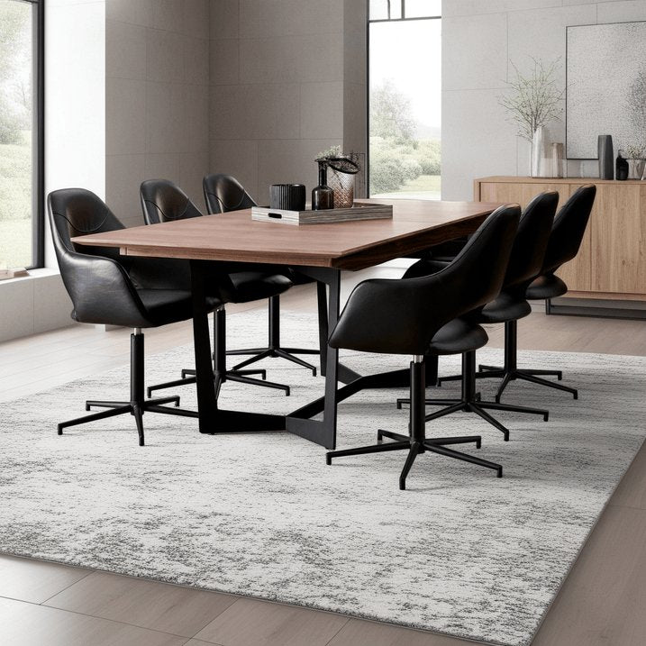 FURNHOUSE Tokyo Rechteckiger Esstisch 200x100 cm - Ausziehbar bis 250 cm - Walnuss Braun