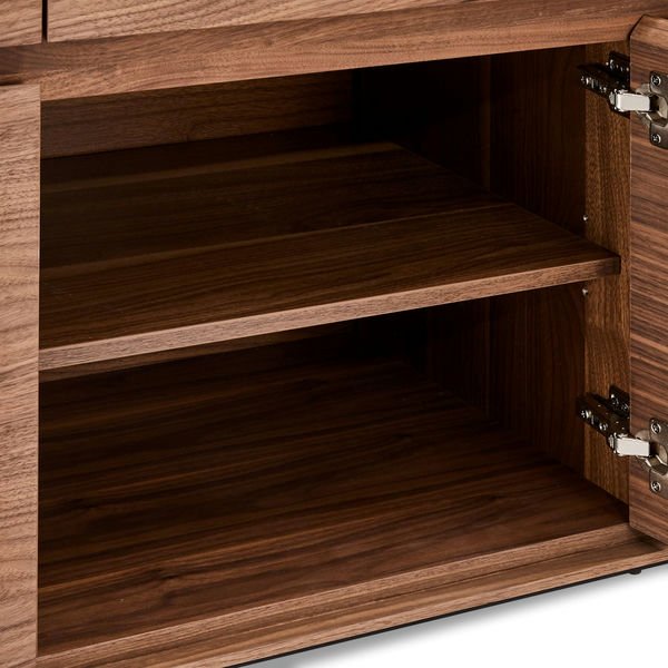 Sideboard mit 4 Türen - 205 cm breit - Amerikanische Walnuss